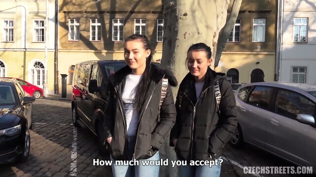Picked Up The Twin Streets - Zlata, Karolina Or Natalia, Klara backdrop