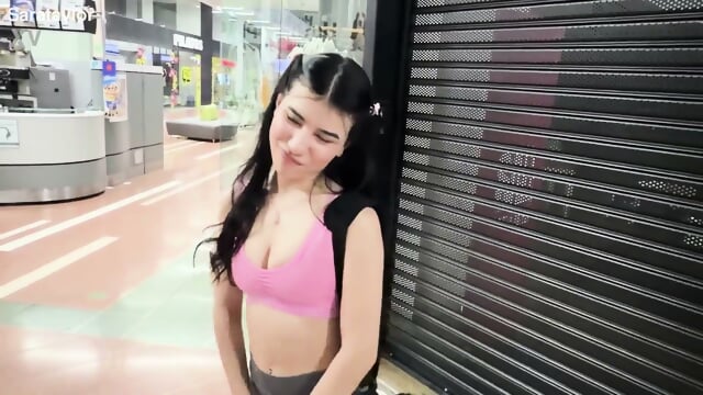Sara Taylor - POV ATM Cumshot A Horny Fan Fucks My Ass Hard After  At The Mall backdrop
