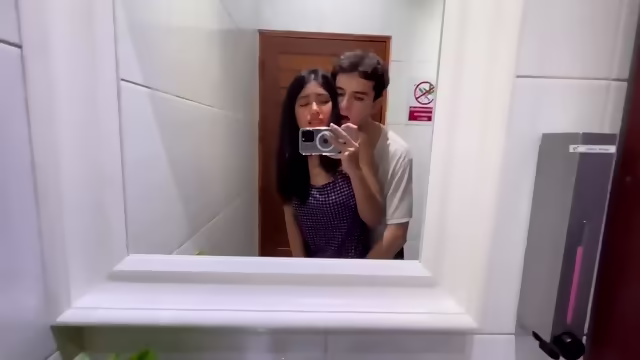 Real Brother Sister Home Toilet Sex Mms poster