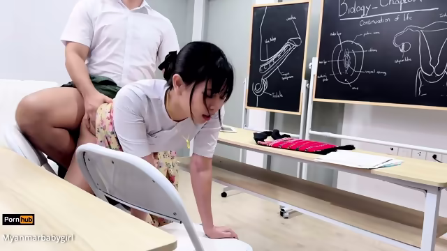 Hot Asian Teacher POV Creampie â Amateur Hardcore English Sub poster